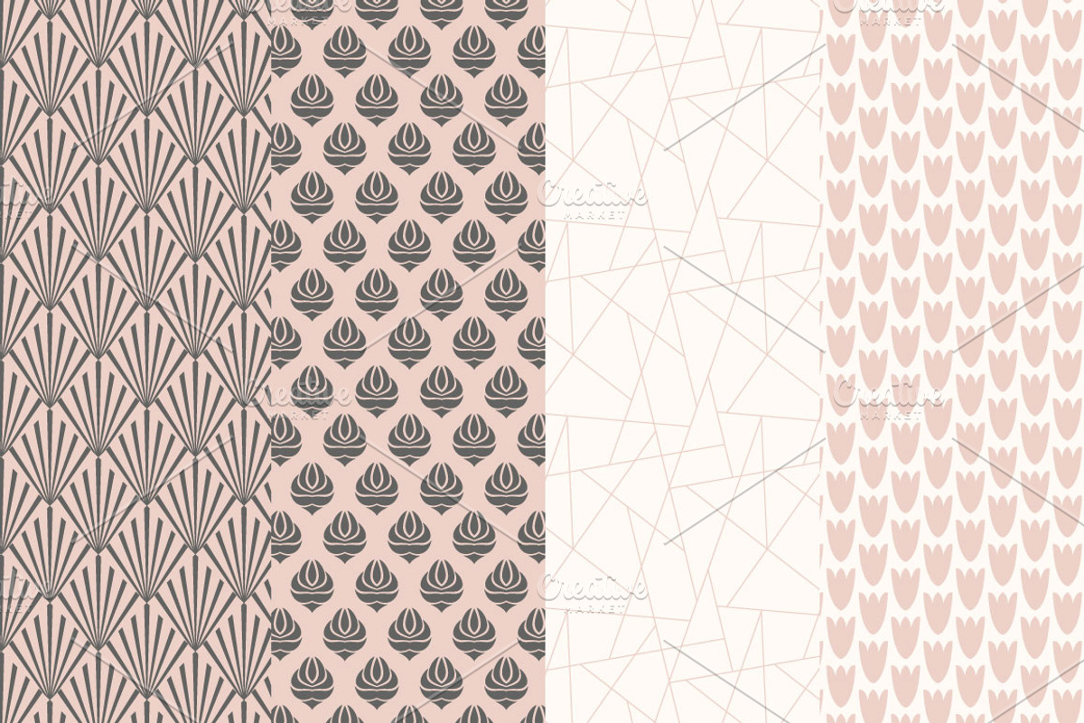 Elegant seamless patterns, a Pattern Graphic by Wild Rose (Photo 4 of 4)