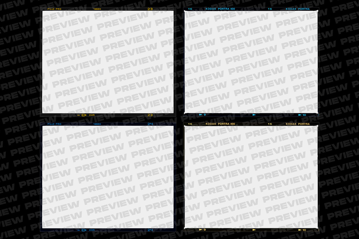 35mm Film Borders & Frames, a Texture Graphic by dbdslondon (Photo 3 of 4)