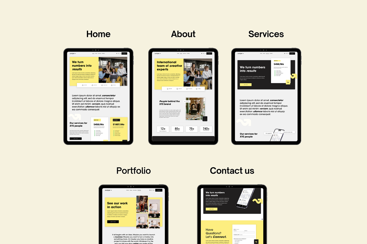 Squarespace Website template, a Squarespace Template by Ciel Lumiere (Photo 4 of 8)
