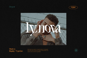 Lynova - Unique Display Font