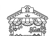 46 Christmas Market Vendor Icons, an Outline Icon by adenpinkstore (Thumbnail 4 of 20)