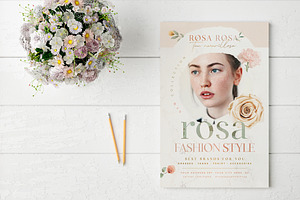 Rosa Fashion Style Flyer Template