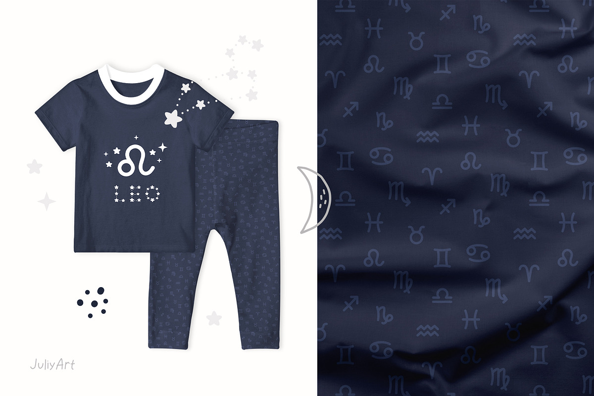 Zodiac Stars Font duo, a Script Font by JuliyArt (Photo 9 of 16)