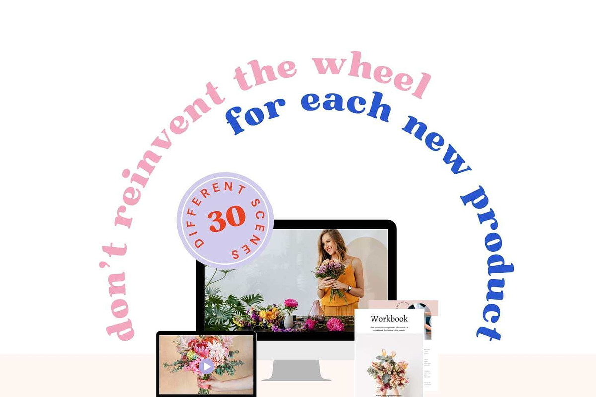 Bright & Bold Canva Device Pins, a Social Media Template by Creative Day (Photo 3 of 6)