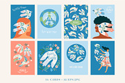 MAKE LOVE, NOT WAR vector collection, an Animal Illustration by Nadia Grapes (Thumbnail 4 of 12)