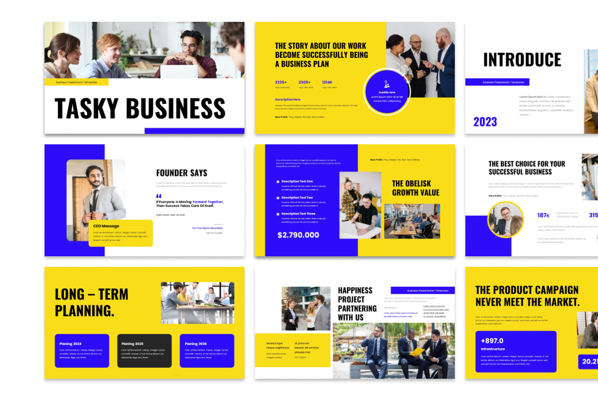 Tasky-Powerpoint & Google Slide, a Presentation Template by Raseuki (Photo 2 of 5)