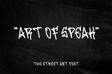 Art of Speak - Graffiti Display Font