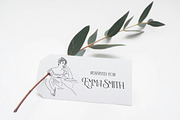 Jane Austen Inspired Line Art, a Person Illustration by Miriam Furniss Designs (Thumbnail 12 of 13)