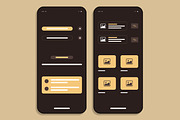 Food Mobile App Wireframe Template, a Wireframe Template by MightyDesign (Thumbnail 4 of 8)