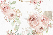 Dusty Roses Boho Watercolor, an Object Illustration by Olga Koelsch (Thumbnail 11 of 13)
