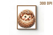 Cute Animals Watercolor Clipart, an Illustration by Libby Wishes (Thumbnail 6 of 10)