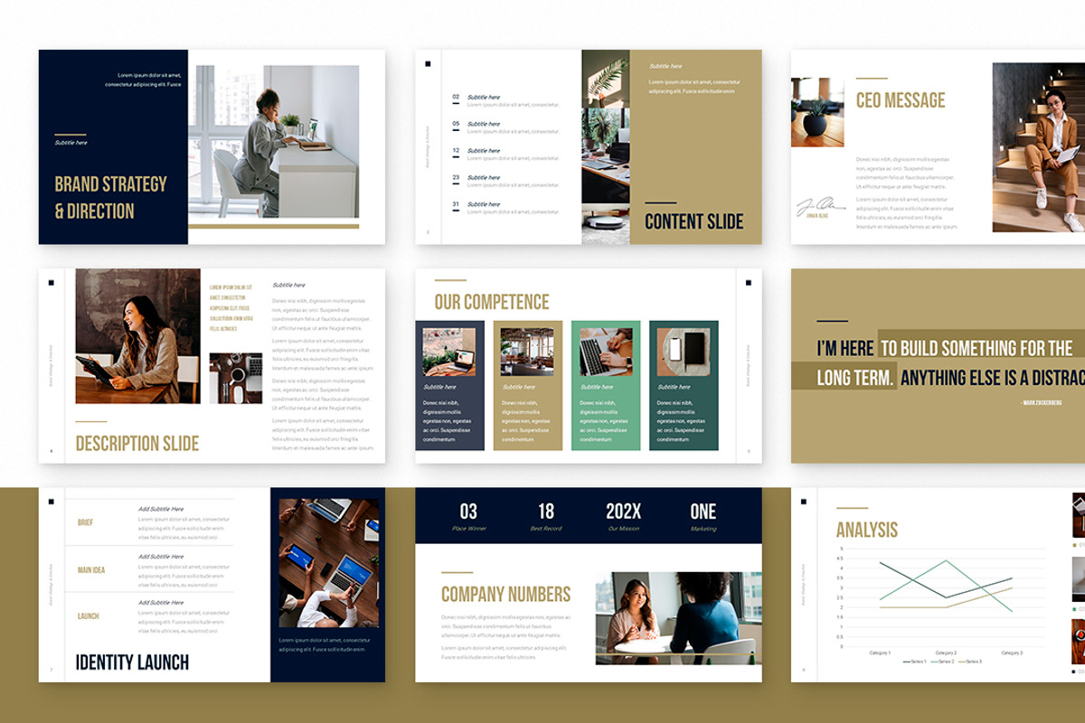 Brand Strategy Direction Powerpoint, a Presentation Template by Zacomic Studios (Photo 5 of 9)