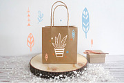 Boho House Plants vector set, a Decorative Illustration by Wild Muse (Thumbnail 4 of 4)