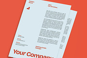 Orange Fashion Letterhead, a Print Template by graphicook (Thumbnail 3 of 3)