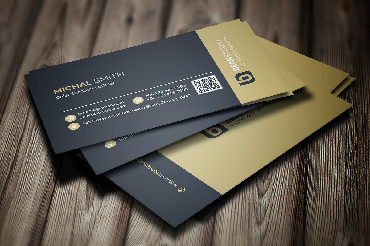 Minimalist Business Card Template, a Business Card Template by Ultimate Template Shop (Photo 2 of 3)