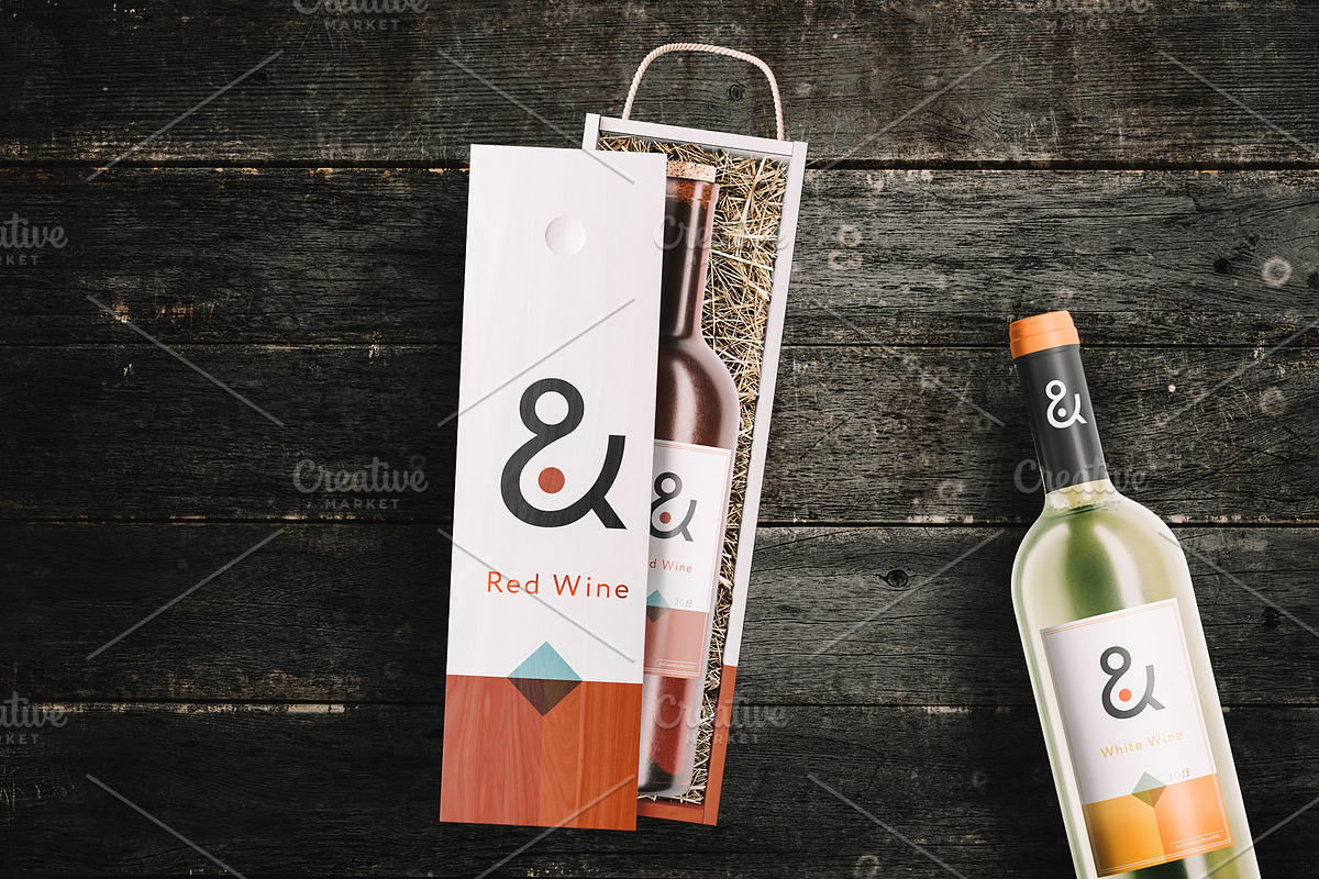 Wine Mockup Bundle, a Packaging Mockup by As Good As Possible (Photo 12 of 14)