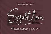 Sejahttera, a Handwritten Font by Integritype Studio (Thumbnail 1 of 15)