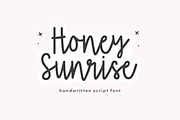 Honey Sunrise | Script Font, a Script Font by KA Designs (Thumbnail 1 of 10)
