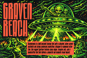 Gravenreach - Rugged Display Font, a Sans Serif Font by Snape Design Studio (Thumbnail 2 of 12)