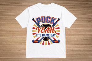 Hockey T-Shirt Design Graphic