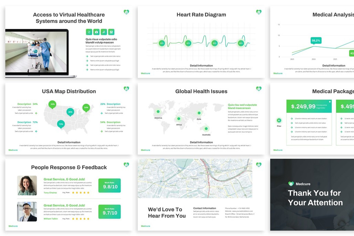 Medcure - Powerpoint Template, a Templates & Theme by SlideFactory (Photo 4 of 4)