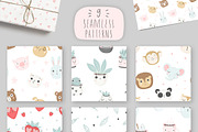 Cute Kids Set, an Animal Illustration by Artnis (Thumbnail 3 of 11)