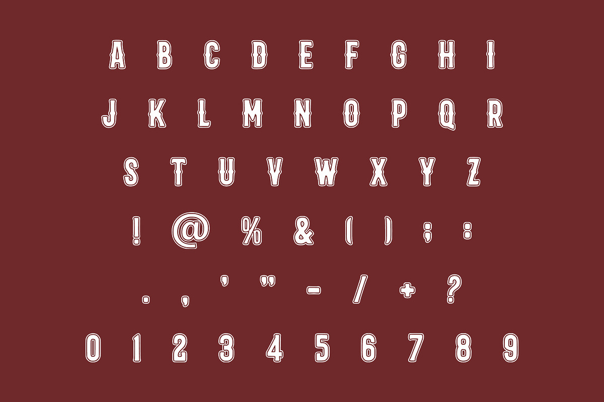 Classic Western – Vintage Font, a Slab Serif Font by Limited.studio (Photo 7 of 7)