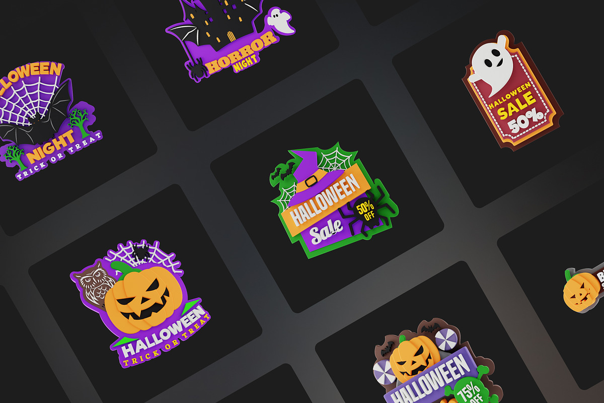 HallowsEve–Premium Halloween 3D icon, an Object 3D Model by Iqonic Design (Photo 8 of 8)