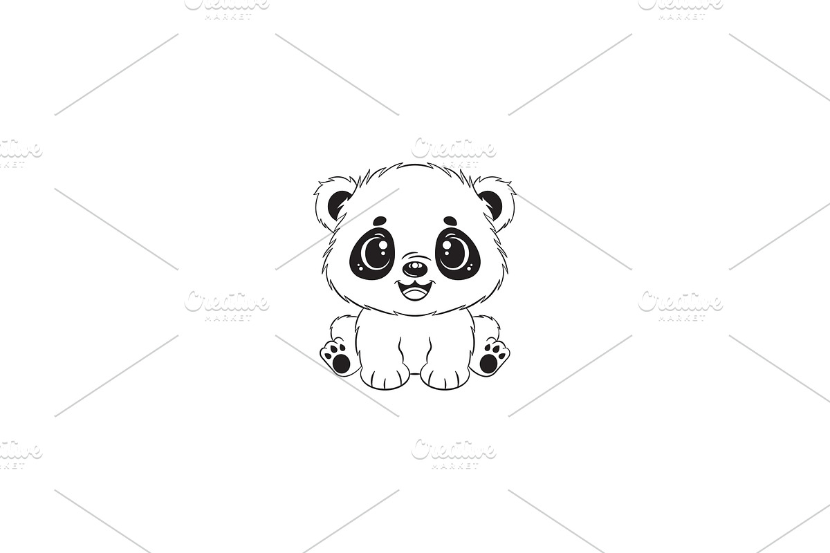 Mr. Panda Logo Template, a Branding & Logo Template by Graplick (Photo 1 of 5)