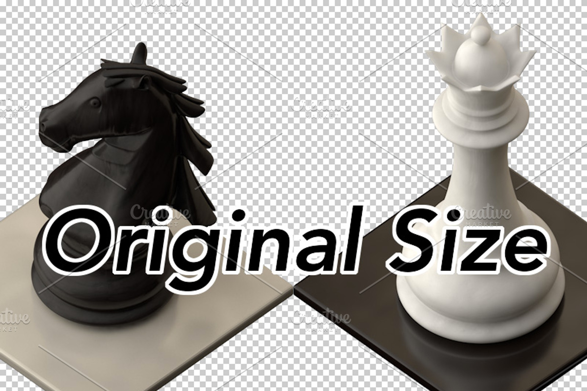 Modular 3D Chess Board (Isometric) preview 5