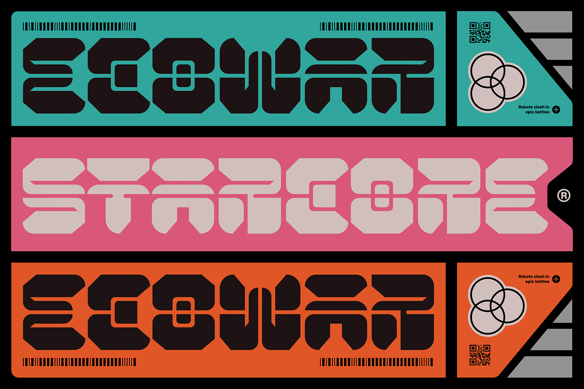 Cawad Display Typeface, a Sans Serif Font by God Control (Photo 3 of 6)