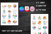 Editable Kids Daily Routine Cards, a Card Template by LA Design (Thumbnail 3 of 12)