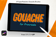 Gouache for Procreate, a Brush Add-On by BrushUp (Thumbnail 1 of 7)
