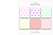 Pastel Polka Dots Digital Paper, a Pattern Graphic by Creative Matrix82 (Thumbnail 6 of 6)