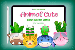 Procreate Build DIY Cactus Animals