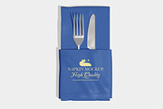 Napkin Mockup, a Merchandise Mockup by Unerispace (Thumbnail 5 of 5)