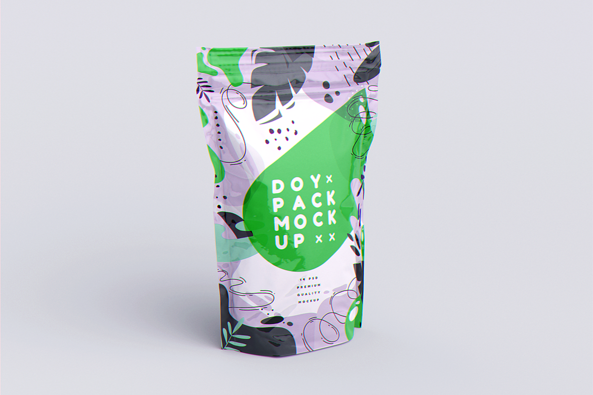 Doypack MockUp, a Cups & Container Mockup by coloformia (Photo 8 of 17)