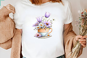 Spring Flowers Sublimation Clipart, an Illustration by CreationArt (Thumbnail 3 of 7)