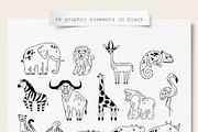 Africa | Vector collection, an Animal Illustration by katieromanoff_art (Thumbnail 6 of 14)