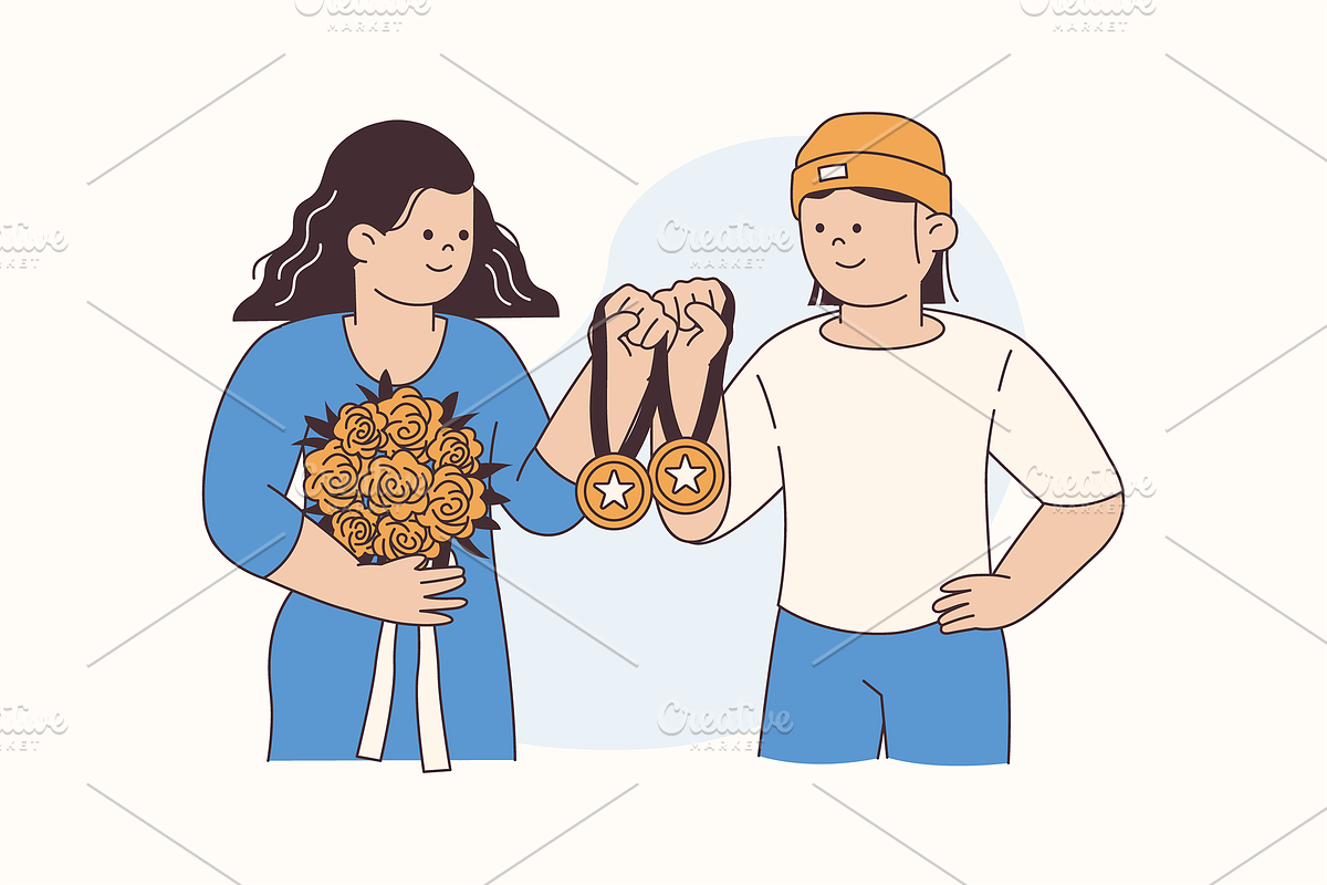 Reward Success Illustration, an Object Graphic by Jump Studio (Photo 5 of 14)