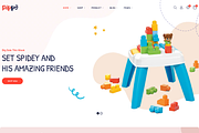 Kids Toys Store WooCommerce WP Theme, a WordPress Template by UInstrument (Thumbnail 1 of 8)