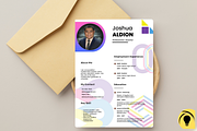 Resume and Cover Letter Template, a Resume Template by Bulbly Graphics (Thumbnail 3 of 5)