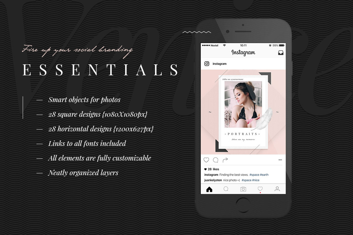 Venice: Elegant Social Media Designs, a Social Media Template by NordWood (Photo 4 of 5)