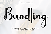 Bundling, a Handwritten Font by InermediaSTUDIO (Thumbnail 1 of 8)