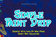 Simple Paint Drip, a Slab Serif Font by Wow Magic (Thumbnail 1 of 3)