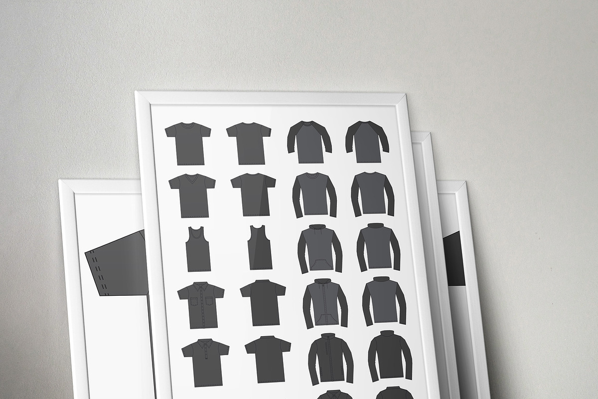 Vector Apparel Templates, a Templates & Theme by SLTFNDRY (Photo 3 of 3)