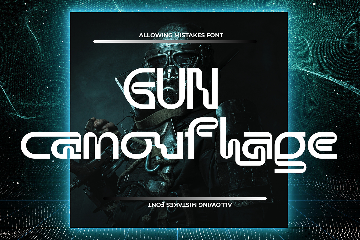 Allowing Mistakes - Futuristic Font, a Sans Serif Font by 177Studio (Photo 6 of 8)