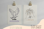 Pigeon vector illustrations, an Illustration by Hey Masha (Thumbnail 3 of 9)