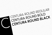 Centura Round - 3 fonts, a Font by Leitmotif (Thumbnail 2 of 4)