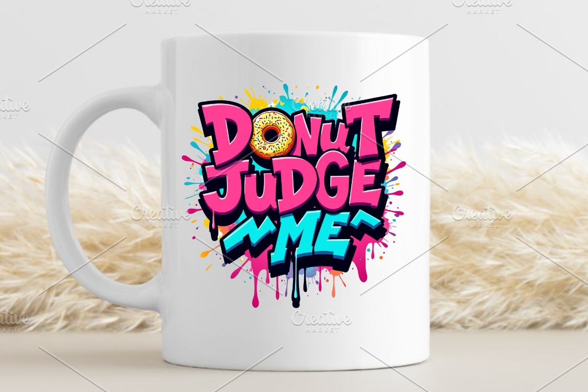 Donut Judge Me – Fun & Playful Donut, an Illustration by Awieee1 (Photo 3 of 4)